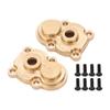 2Pcs RC Car Front Rear Axle Gear Cover Brass Accessory for FMS FCX 24 1 24 Climbing Crawler