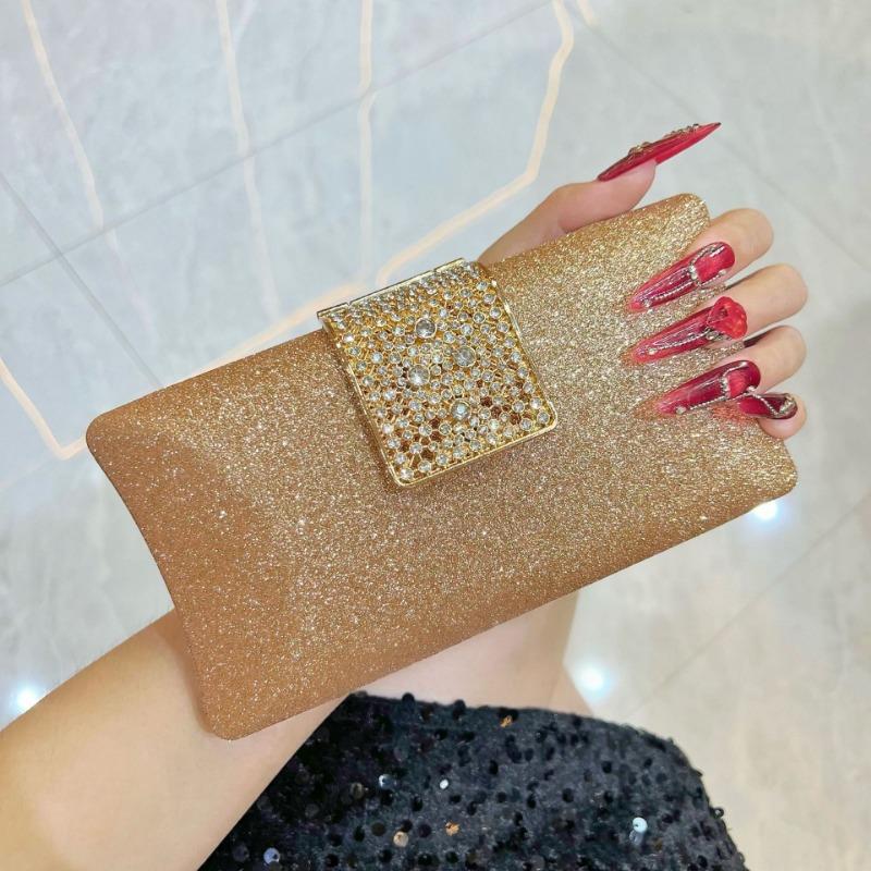 Банкетная сумка через плечо, Вечерняя сумка, Сумка-кроссбоди, Сумка для вечернего платья на вечеринку, Модная сумка шампанского