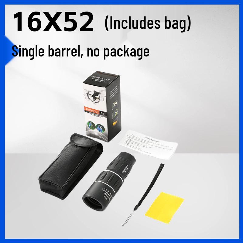 Single Barrel Telescope with HD High Magnification and Low Light Night Vision for Outdoor Concert Mobile Photography