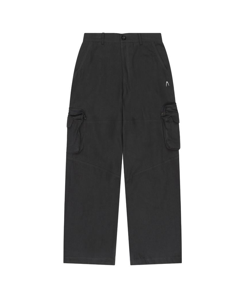 AAKAM Zip Cargo Pocket Pants (Dark Gray)