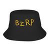 Bizarrap BZRP  Bucket Hat  Street Style Fisherman Caps Breathable Vacation Sunscreen Hats For Men Women Casual Printed Cap