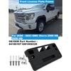 FASTCHE Front License Plate Frame Compatible with 2020 2021 2022 2023 GMC Sierra 2500 HD 3500 HD Front Bumper License Plate Holder Mounting Bracket