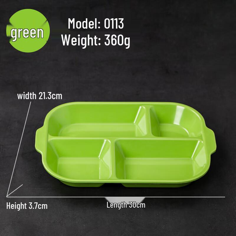 Commercial Melamine Divided Plate with Lid