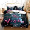 New 3D Printing Anime CALL OF THE NIGHT Bedding Set Single Twin Full Queen King Size Bed Set Adult Kid Bedroom Duvet Cover Sets7