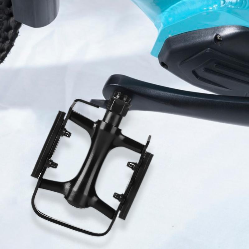 Flat Pedals 2 Pack Road Bike Pedals Non-Slip 9/16 Inch Foot Pegs BMX Cleats Cycling Accessories For Mountain Road Touring Bikes