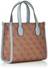Handbag SN866577 SILVANA LATTE [GUESS] Women's LOGO/SLATE [Used]