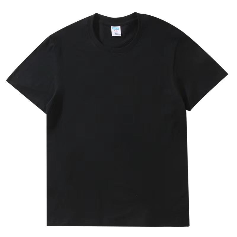 Herren einfarbige Streetwear, 100% atmungsaktives und bequemes Baumwoll-Rundhals-T-Shirt, Sommer modische und lässige Streetwear
