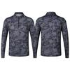 Men's Quick-Dry Half-Zip Camouflage Sports Jacket