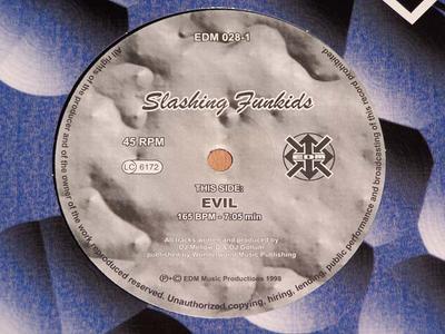12inch Record SLASHING FUNKIDS - Evil EDM0281 EDM 1998 Germany Dance & Electronica Used