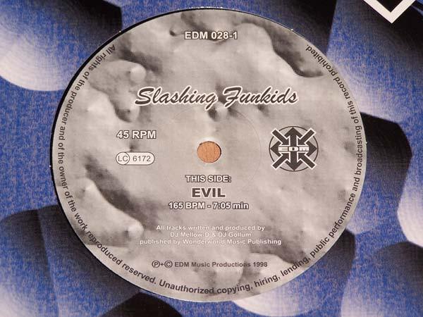

12inch Record SLASHING FUNKIDS - Evil EDM0281 EDM 1998 Germany Dance & Electronica Used