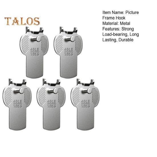 5/10 szt. Haczyki do zawieszania obrazów na płycie gipsowo-kartonowej, udźwig 40 funtów, duże wieszaki na ramy do obrazów ściennych, zestaw sprzętu do wieszania luster i zdjęć o dużej wytrzymałości
