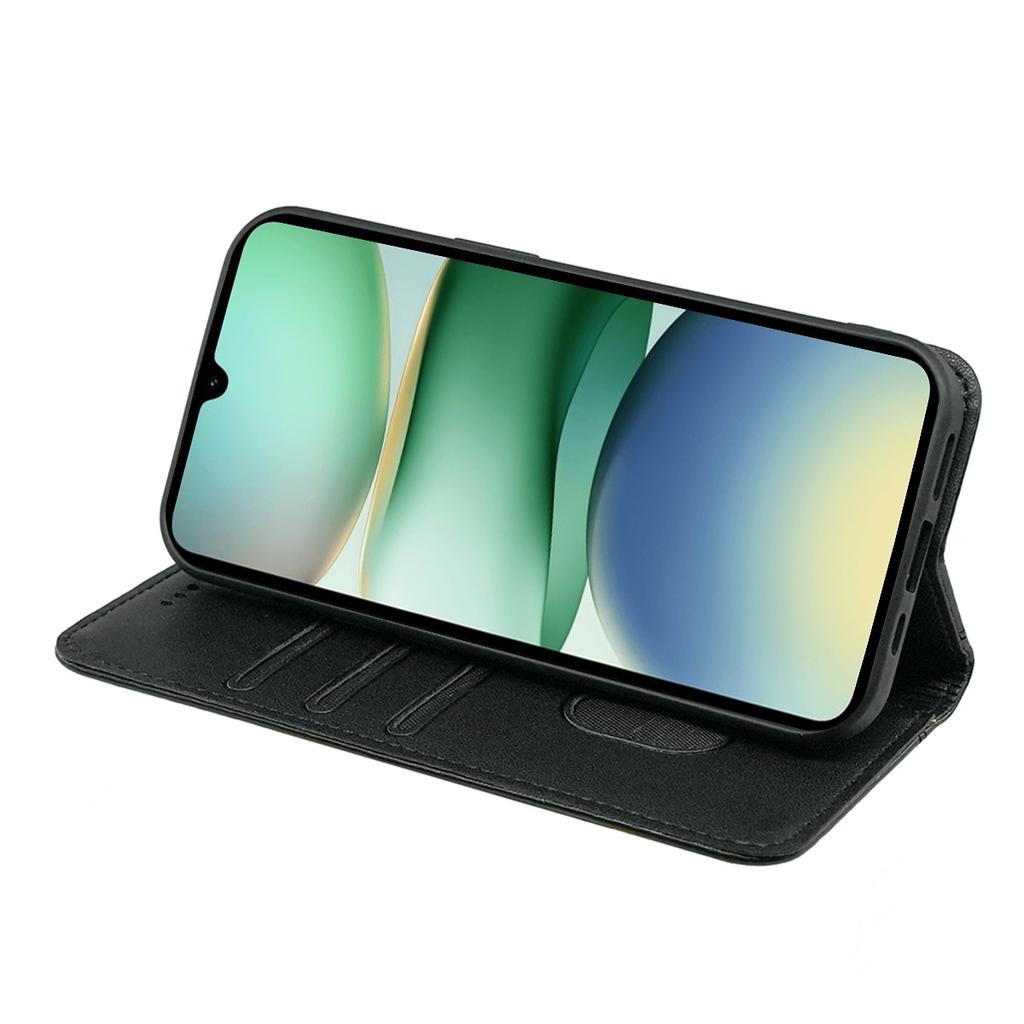 HX01 Für Xiaomi Redmi A5 4G (171,7 mm)/Poco C71 4G Brieftasche Hülle Magnetverschluss PU Leder Handyhülle