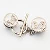 5 Pcs Chain Button Pins Cardigan Closure Fastener No Sewing Detachable Decorative Buttons for Sweaters Cardigans