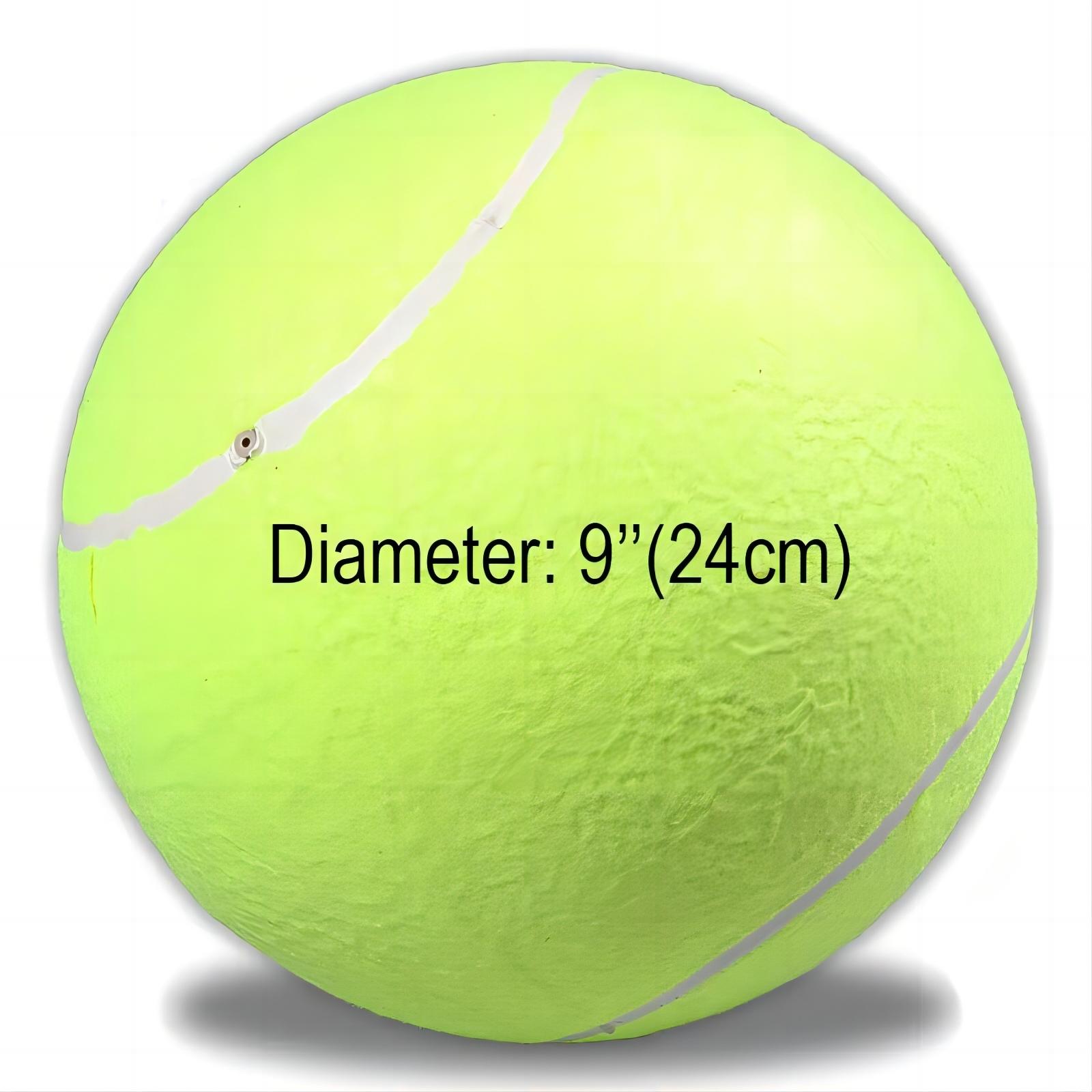

24CM Giant Tennis Ball For Dog Chew Toy Pet Dog Interactive Toys Big Inflatable Tennis Ball Pet Supplies Outdoor Cricket Dog Toy 24cm ball