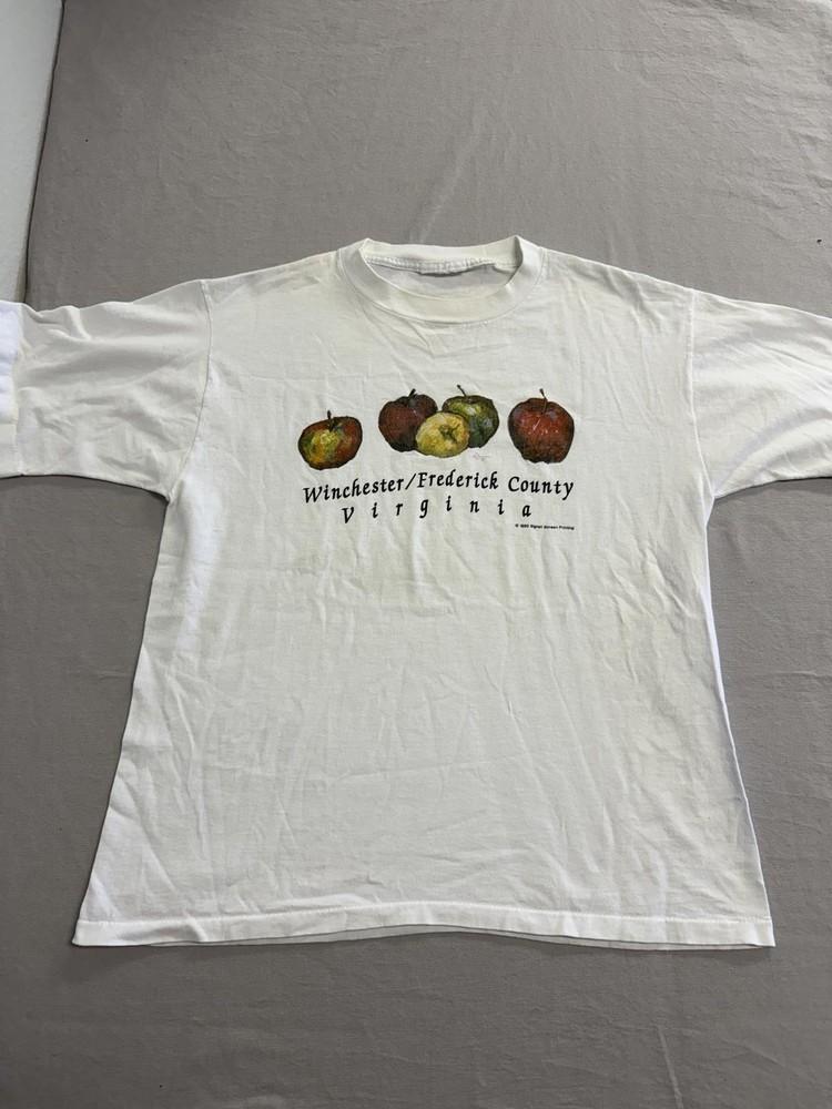 VTG Apple Art T-shirt Winchester Frederick County Virginia Unisex T-Shirt L