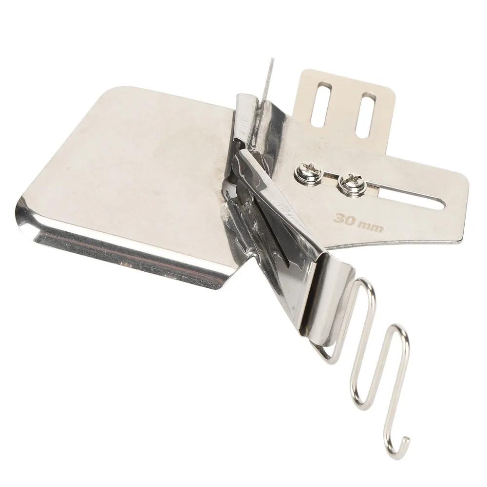 3pcs Lockstitch Machine Accessories 30mm Angle Binder 32mm 24mm Bias Folder Iron Industrial 4 Fold Bias Folder Industrial Sewing