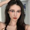 Vintage Myopia Spectacles Unisex Female Clear Lens Eyeglasses Anti-blue Light Half-frame Nearsighted Eye Spectacles Diopter 0 To -4.0
