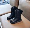 New Autumn and Winter Girls Boots Velvet Girls Cotton Shoes Baby Boots High Top Shoes