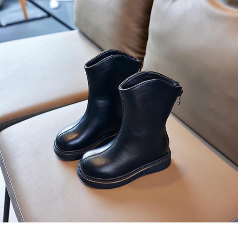 New autumn and winter girls boots velvet girls cotton shoes baby boots high top shoes