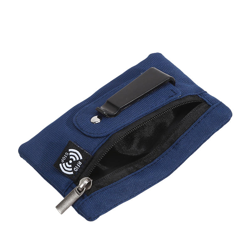 Compact Ultra Thin Hidden Clip Stash Money Belt Wallet Credit Card Holder Anti-Theft Travel Pouch for Women Men