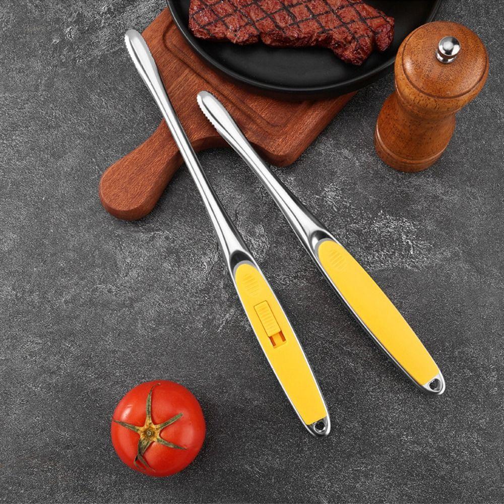 Food Grade Barbecue Clip Heat Resistant Steak Clamps Kitchen Gadgets Bread Tong  For Home Kitchen