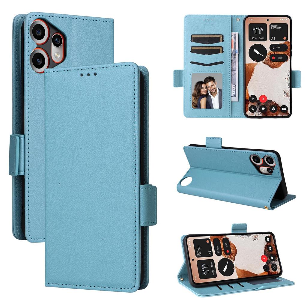 Flip Cover für Nothing CMF Phone 2 Pro PU-Leder Ganzkörperschutz Mit [RFID-Blockierung] Stoßfest Langlebig Retro Handyhülle