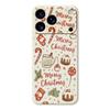 For iPhone 17 Pro Max Case Merry Christmas Pattern Printing Straight Edge TPU Phone Back Cover