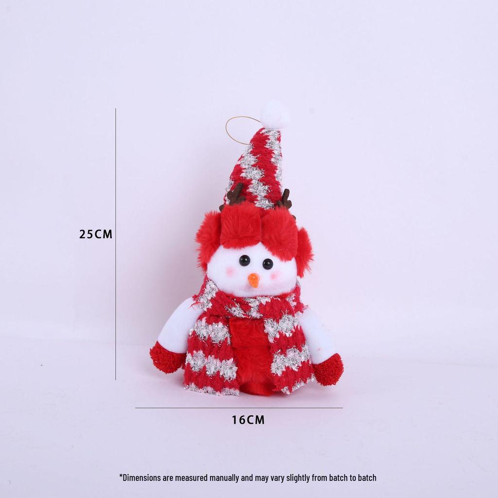 DIY Christmas Snowman Doll Decoration Ornament for Atmosphere and Scene Arrangement