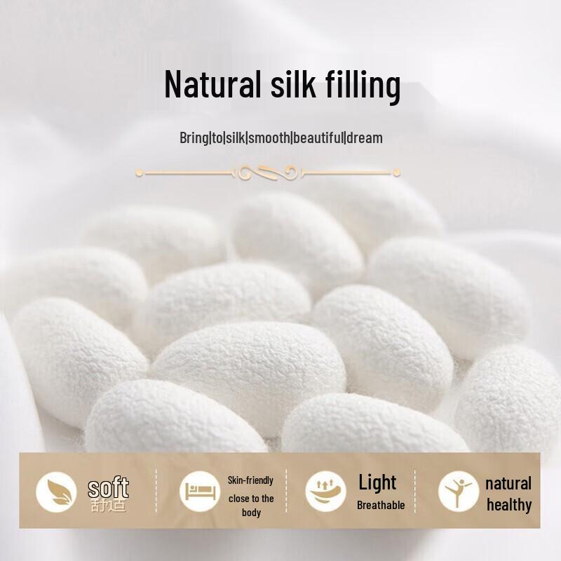 Nanji Ren All-Season Silk Blend Quilt