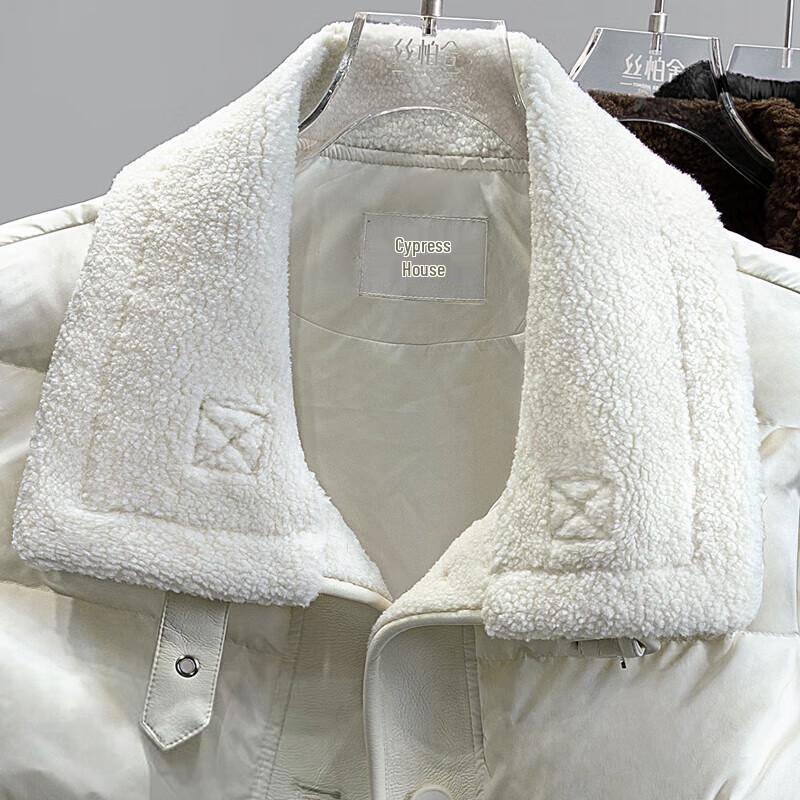 Damen Daunenweste 90% Daunen Lockerer Schnitt Revers