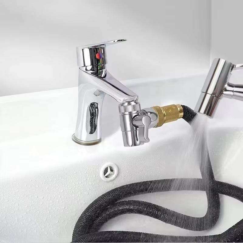 Badezimmer Zinklegierung Schalter Wasserhahn Adapter Küchenspüle Verteiler Umleitungsventil Wasserhahn Anschluss für Dusche