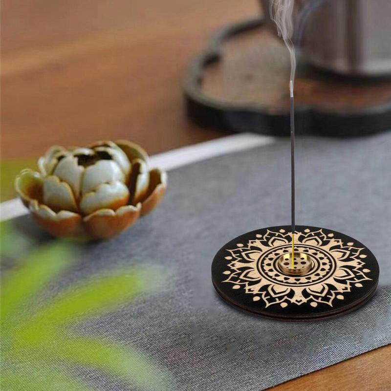 Wooden Incense Burner Line Stick Incense Holder For Yoga Meditation And Home Decoration Indoor Or Outdoor Ornaments