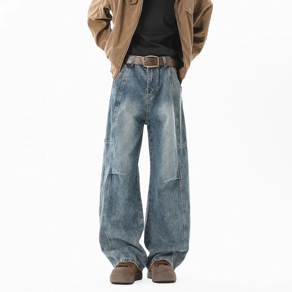 Y2K Baggy Jeans Unisex Trendy Casual Wide-Leg Denim Pants High Street Quality American Style Streetwear Oversize Trousers