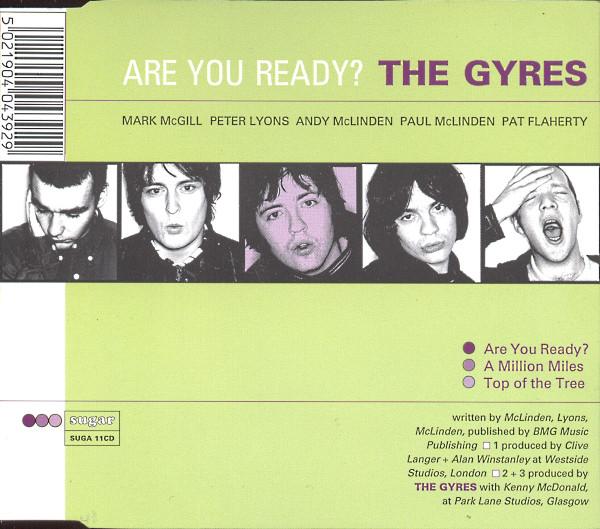 

CD GYRES THE Are You Ready SUGA11CD Sugar 1996 UK Rock Used