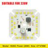 1 יחידה AC220V מודול LED לוח PCB 2835 SMD נורת מנורה שבב COB 3W 5W 7W 9W 12W 15W 18W נורת IC חכמה פנל אור 220V לבן 6000-6500K