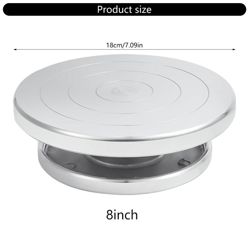 6/8/10/12in Double-Sided Pottery Turnable Wheel Turntable Sculpting Wheel Rotated Turntable Sculpting Pottery Wheel