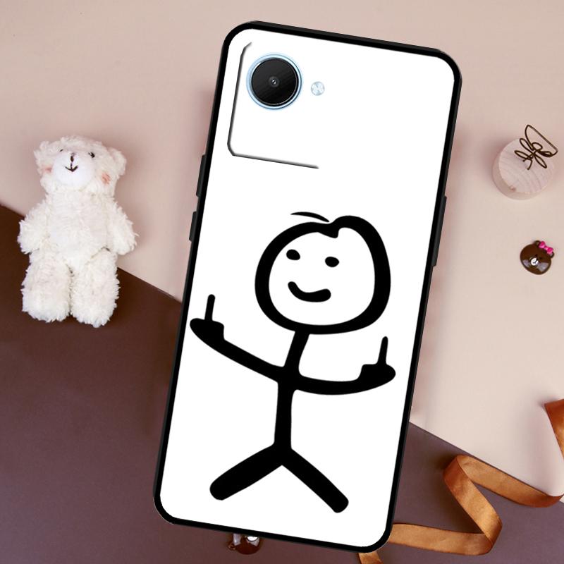 

Funny Expression Couple Matchman Case For Realme C30 C35 C21 Y C25 C11 C31 C15 8i 9i 10 8 9 Pro Plus GT Master Neo 3T 2 3 Realme GT Neo2