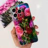 Flower Butterfly Women Fashion Back Cover For iPhone 16 Pro 16 Plus 16 Pro Max Phone Funda Transparent Soft TPU Silicone Case