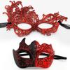 Lace Mask Set Painted Phoenix Lace Eye Mask Party Mask 2pcs For Masquerade Ball Costume Party Halloween