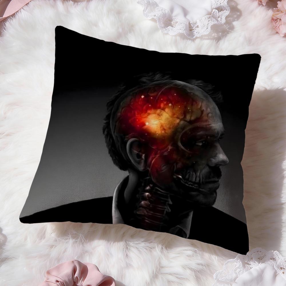 Dr H-House Tv Show Cushion Cover Premium Comfort Reversible Pillow Cove -Two In One Design for Any Room & Car Interior