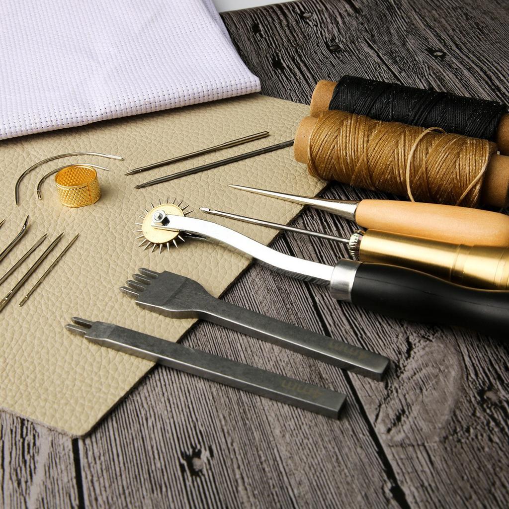 Leather Tools Handmade Leather Goods Making Tools Leather DIY Tool Set Handmade Leather Goods Bag Tools
