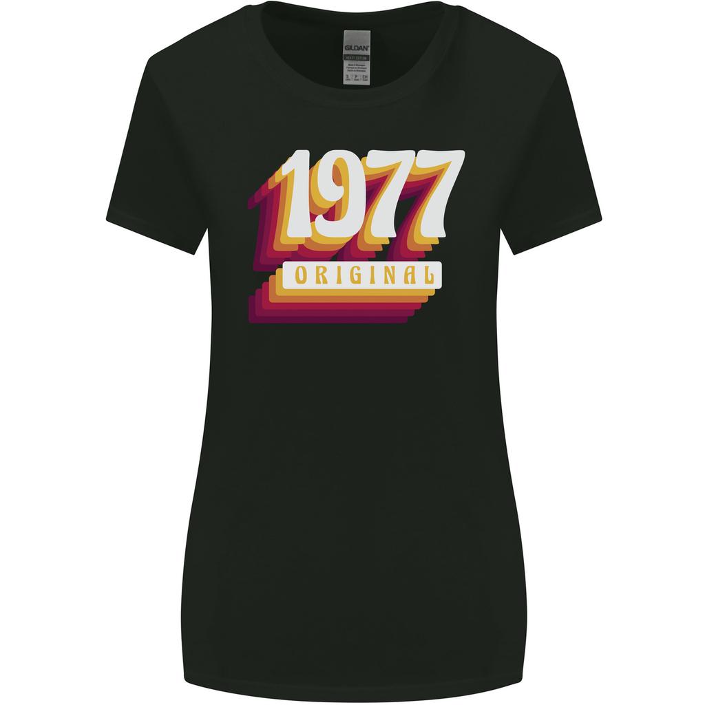 Retro 49th Birthday Original 1977 Unisexs Wider Cut TShirt