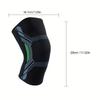 Knitted Nylon Sports Knee Pads Elastic Cycling Running Protective Gear Four-sided Fitness Knee Leggings