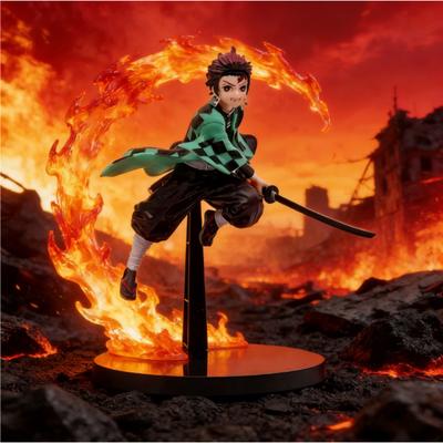 Demon Slayer Anime Handmade Character Model PVC Desktop Handmade Children's Gift  Anime Figure