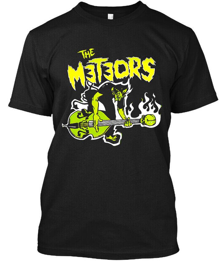 The Meteors English Psychobilly Music Vintage T-Shirt Size S-5XL Unisex T-Shirt M