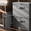 Foldable Storage Box with Cover Large Capacity Quilt Clothing Closet Organizer for Wardrobe Cabinet Closet Organization Supplies