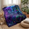 Futuristic Gaming Controller Theme blanket Lightweight Warm Flannel Blanket Decorative Throw Blanket for Home Decoration