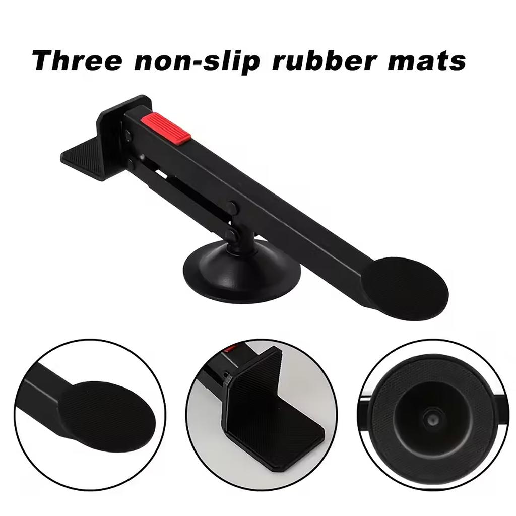 Swivel-Type Door And Board Lifter, Door Lifter Installation Tool, Black
