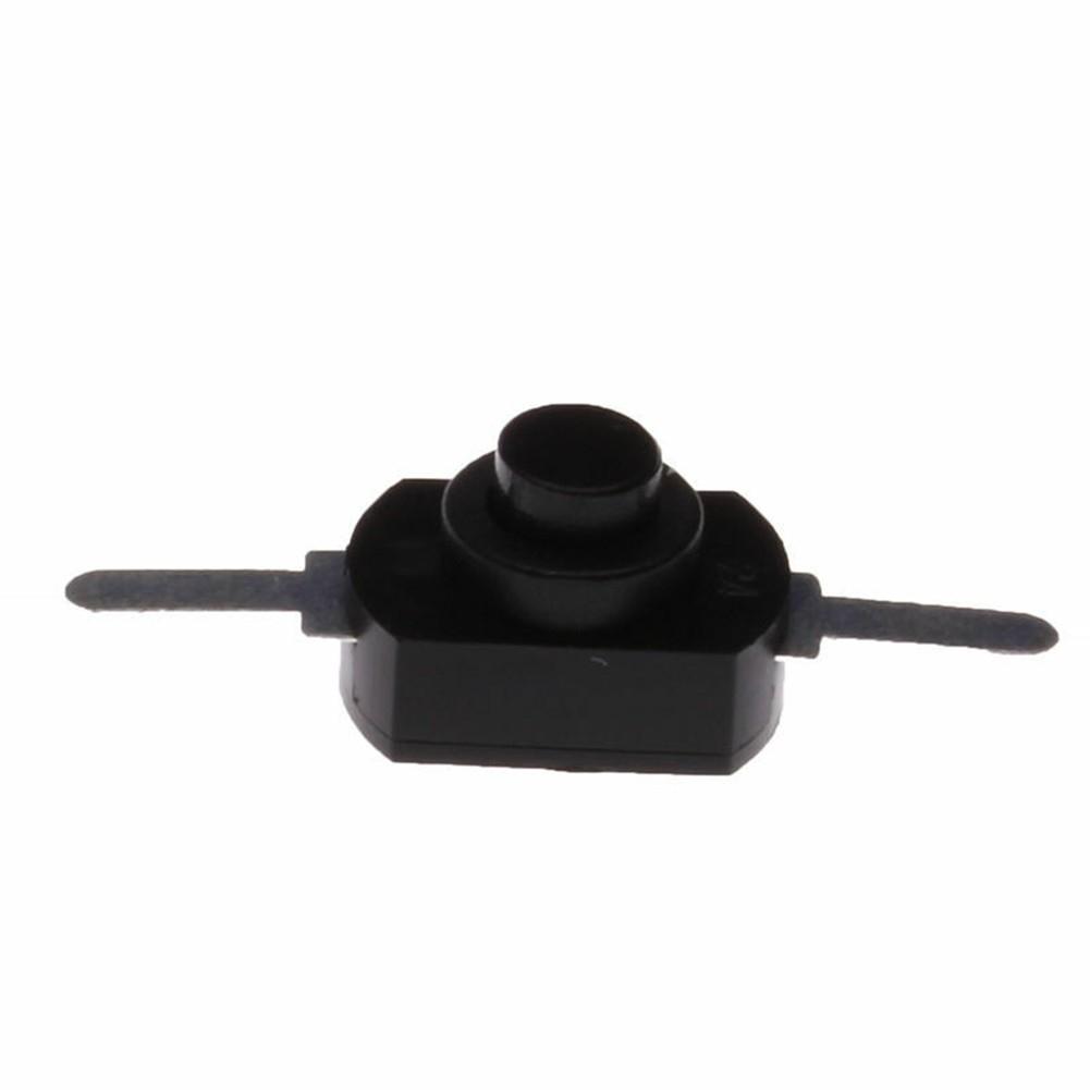Latching Switch Mini Push Torch 10pcs Black + Silver