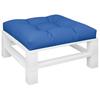 Pallet Cushion Royal Blue 80x80x12 Cm Fabric